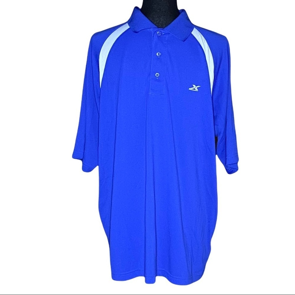 Gander Mountain GSX Polo Style Shirt Blue Men's L Large